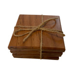 Wooden Coaster Set Of 4