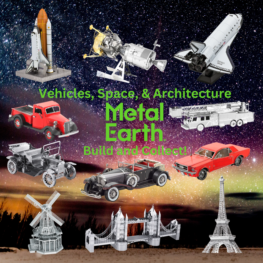 METAL EARTH VEHICLES, SPACE & ARCHITECTURE