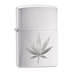 Zippo Lighter | Marijuana Leaf Design
