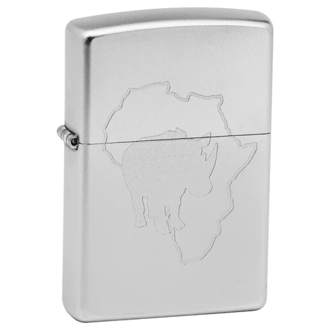Zippo Lighter | Africa & Rhino (205)