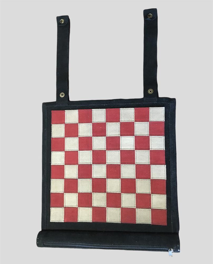 Leather Chess Roll Up - 31cm - Games
