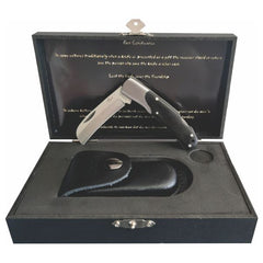 Enlan | Biltong-Bok Knife With Leather Sheath & Wooden Box