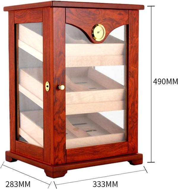 Angelo | 3-Tier Lockable Humidor Cabinet
