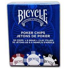 BICYCLE 8gm CLAY POKER CHIPS