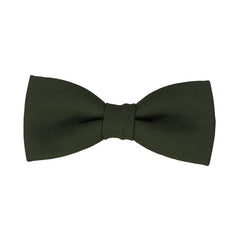My Bro Tie | Basil Moss Green Textured Bow Tie