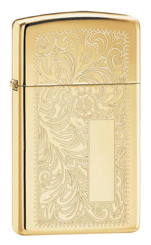 Zippo Lighter | Slim Brass Venetian