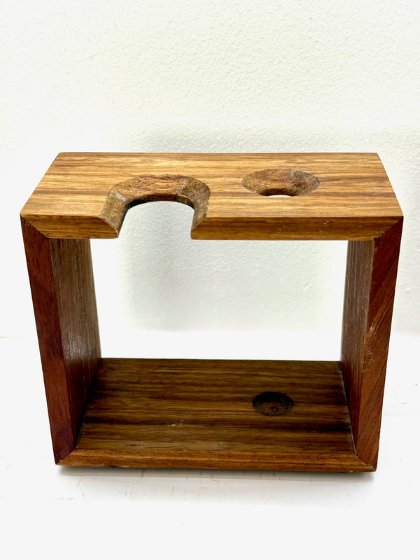 The Gentry | Wooden Razor and Brush Stand