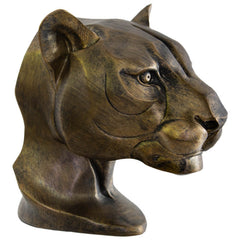 Lioness Head Statue