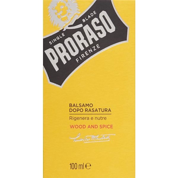 Proraso Wood Spice Aftershave Box