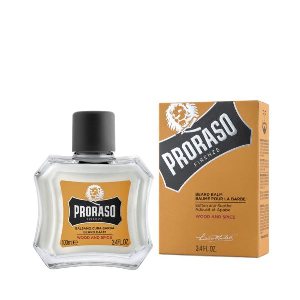 Bottle of Proraso Wood Spice Aftershave Balm