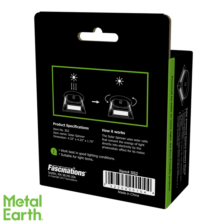 Metal Earth | Low Light Solar Spinner - Scale Models