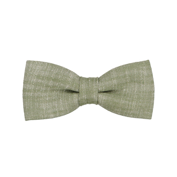 My Bro Tie | Sage Green Linen Bow Tie