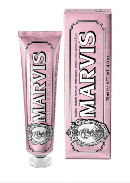 Marvis Sensitive Gums Mint Toothpaste 75ml - PINK - The Gentry