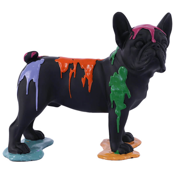 Splash Bulldog Standing Statue