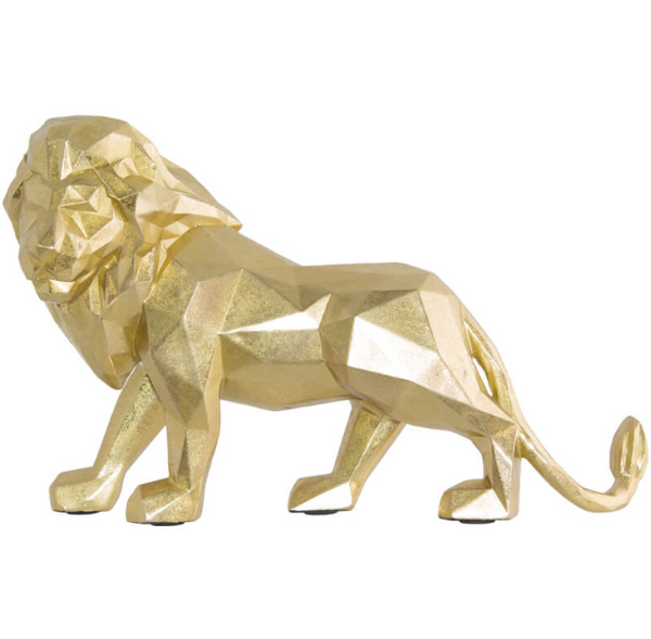 Geometric Lion Statue