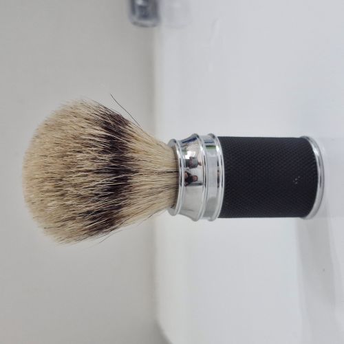 The Gentry | Knurled Black Badger Shave Brush