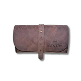 The Gentry | Roll Up Leather Organiser - With Pouch