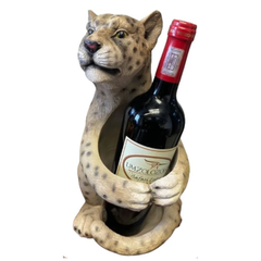 Wine Bottle Holder - Leopard