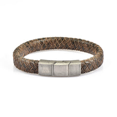 Armo | Flat Braided Leather With Clasp