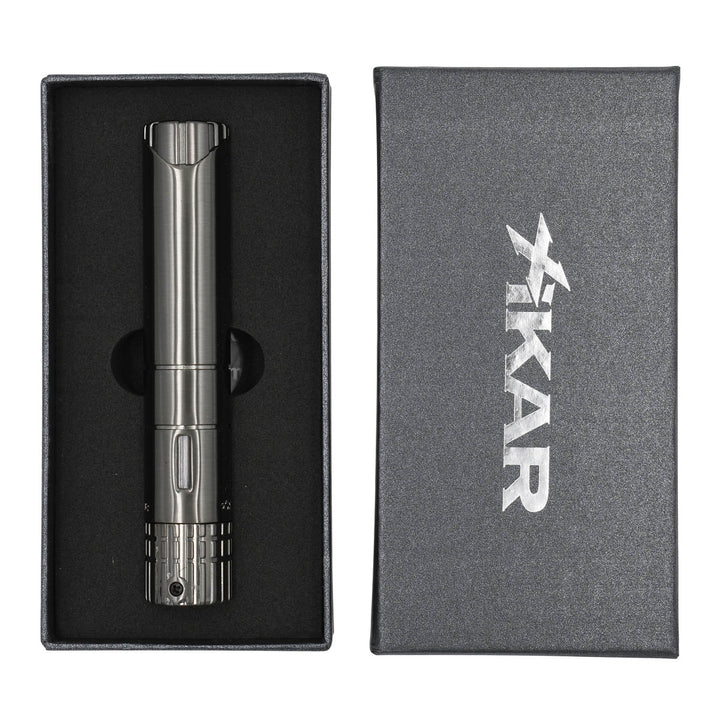 Xikar Jet Lighter- Turrim Single Jet Gunmetal