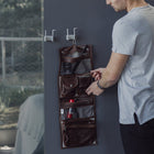 Thandana | Roll Up Toiletry Bag - Leather