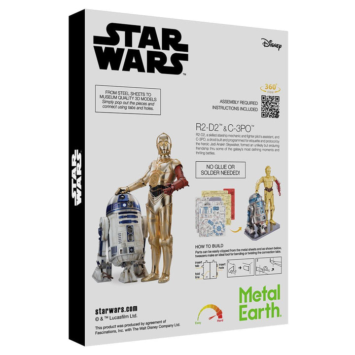 Metal Earth | Gift Box C-3po & R2-d2 - Hobby & Collectables