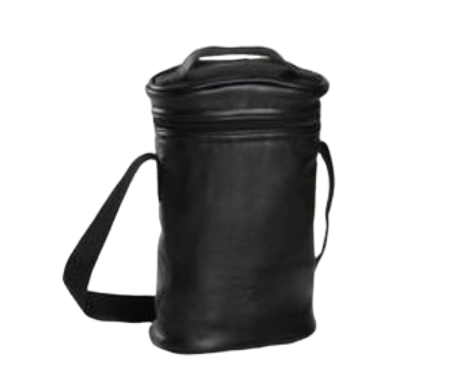 Thandana Wine Cooler double carry bag in leather