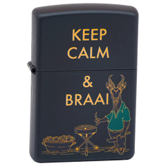 Zippo Lighter |Springbok Keep Calm And Braai