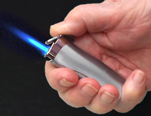 Eurojet | Jet Flame Cigar Lighter - Chrome - Lighters & Matches