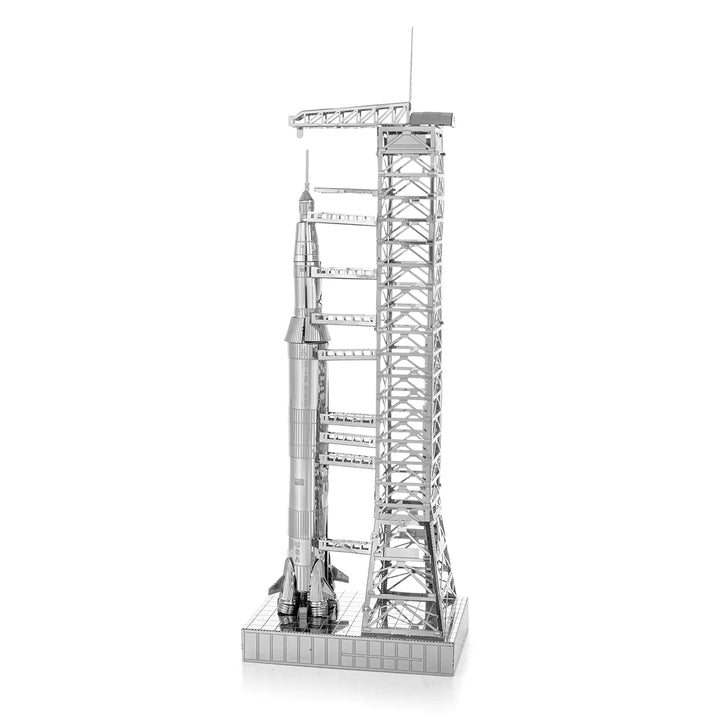 Me Apollo Saturn v with Gantry - Silver / N/a - Hobby & Collectables
