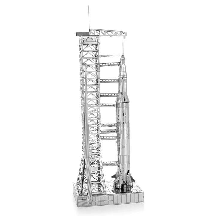 Me Apollo Saturn v with Gantry - Silver / N/a - Hobby & Collectables