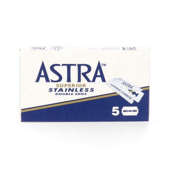 Astra | Superior Double Edge Stainless Steel Razor Blades (5 pack)