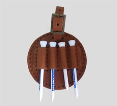The Gentry | Leather Golf Tee Holder