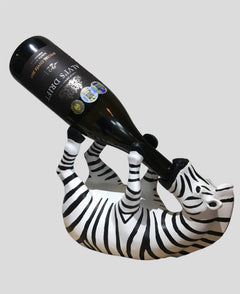 Wine Bottle Holder - Zebra