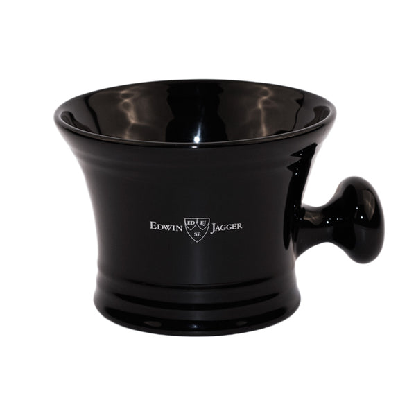 Edwin Jagger | Porcelain Shaving Bowl with Handle - Shaving Bowls & Mugs