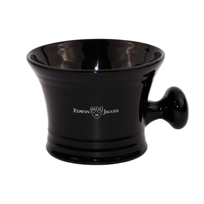 Edwin Jagger | Porcelain Shaving Bowl with Handle - Shaving Bowls & Mugs