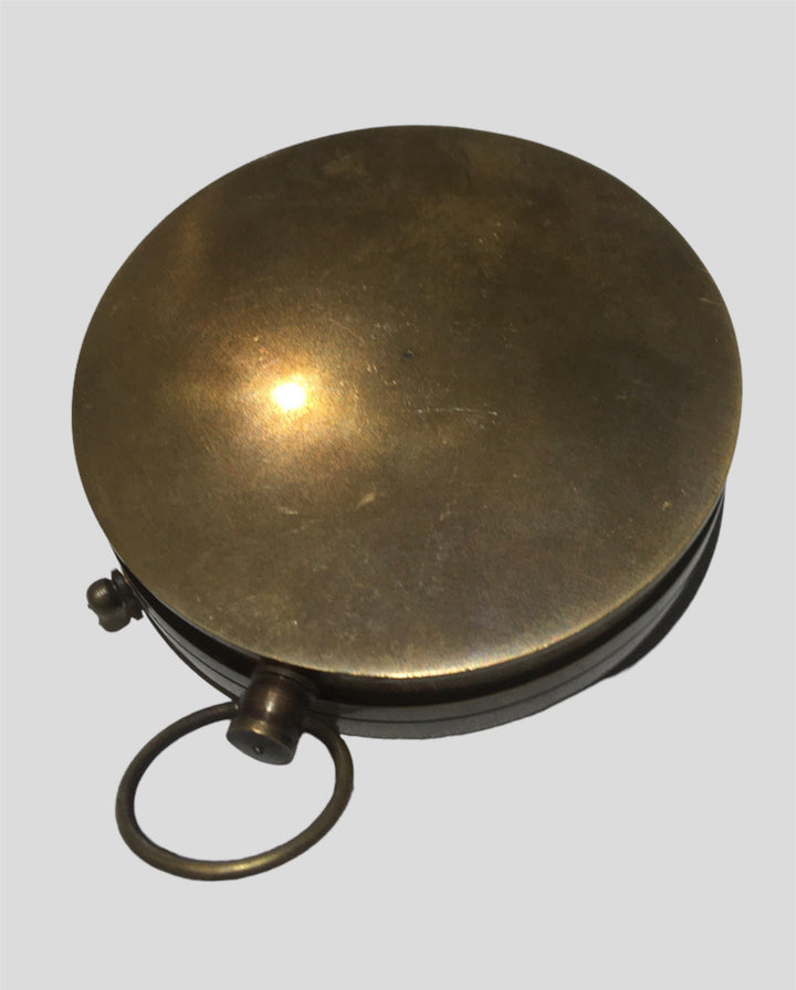 Brass Flip Lid Compass - Brass - Decor