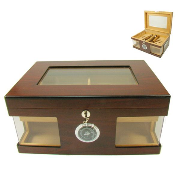 Large humidor cabinet in mahogony.