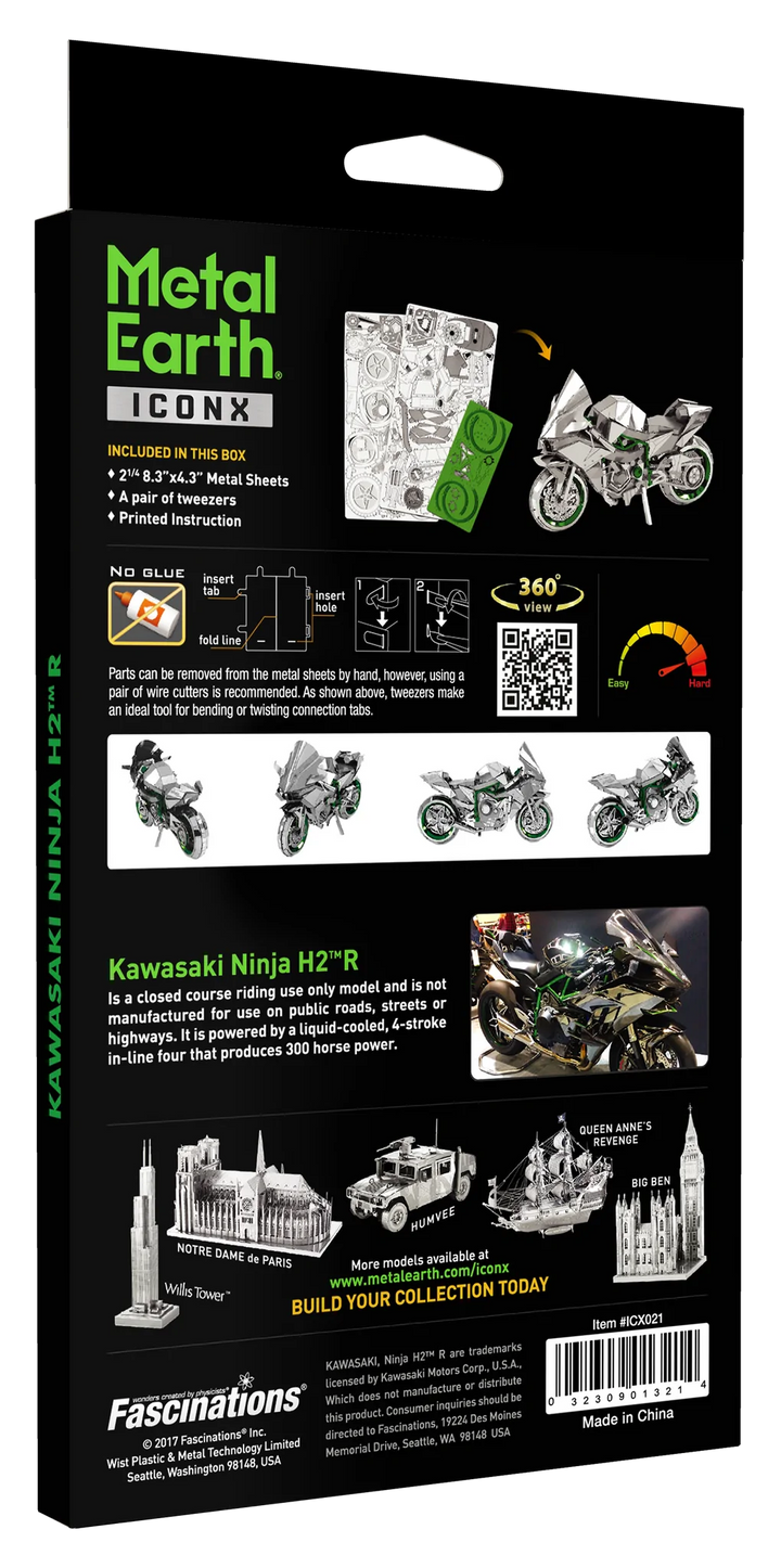Metal Earth Kawasaki Ninja H2r - Hobby & Collectables