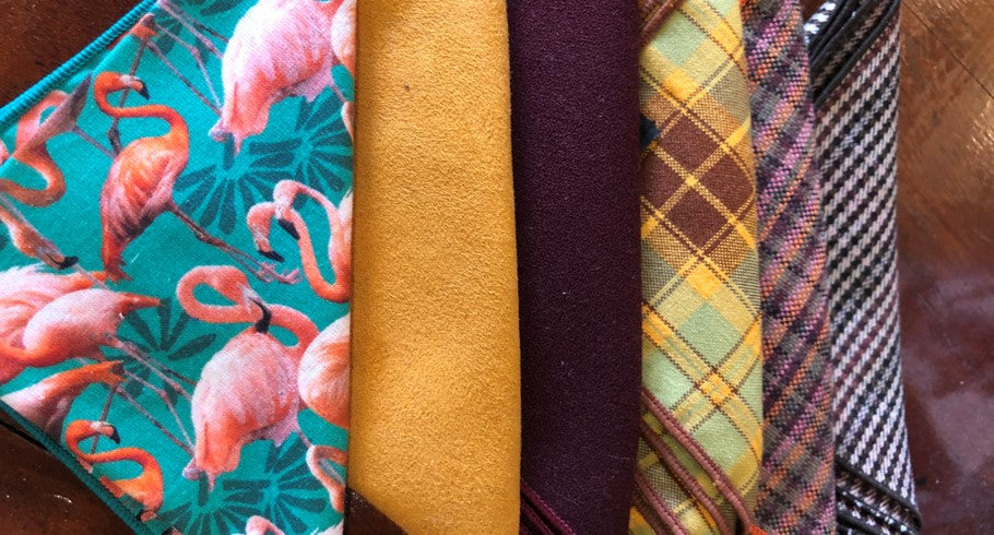 A variety of colour themes for your bow tie