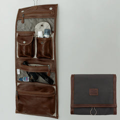 Thandana | Roll Up Canvas Toiletry Bag