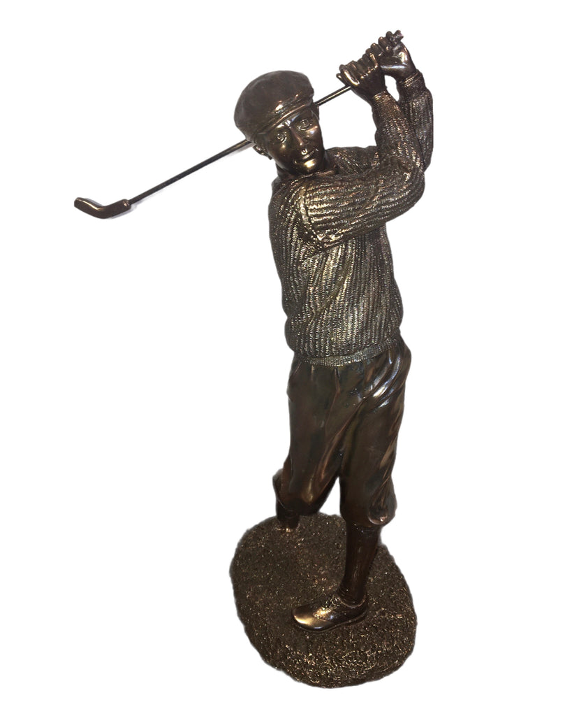 Bronze Golfer Figurine