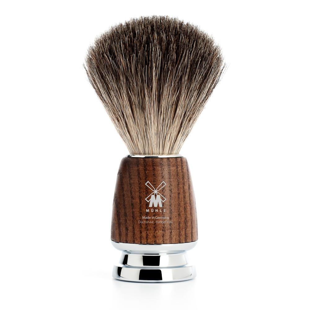 Muhle Rytmo Shave Set 4Pce Badger Ash wood