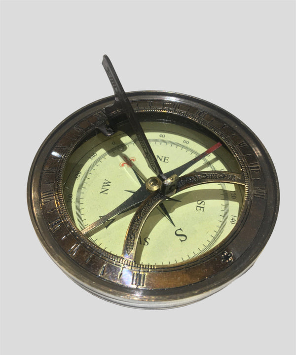 Brass Sundial Compass